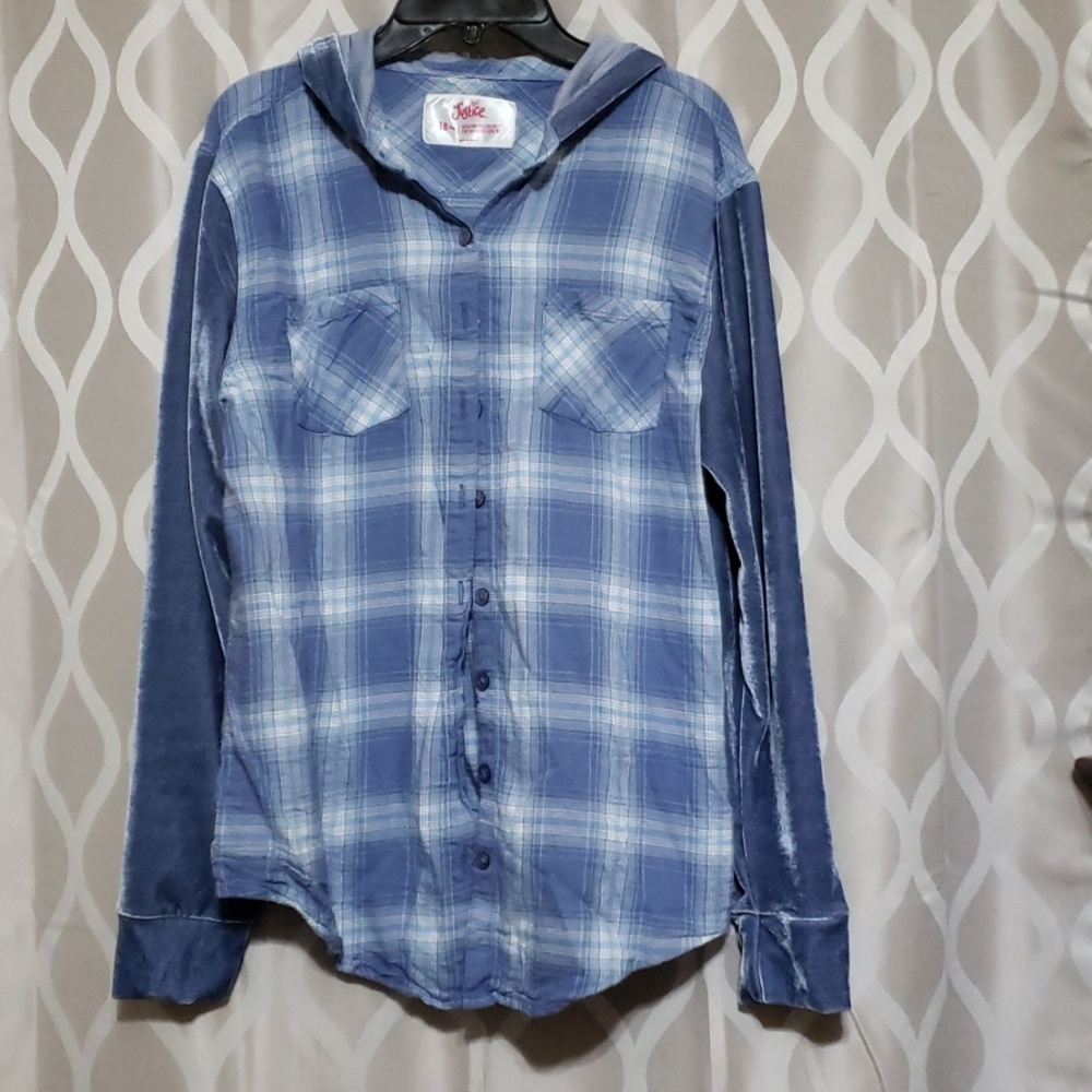 Girls plaid shirt